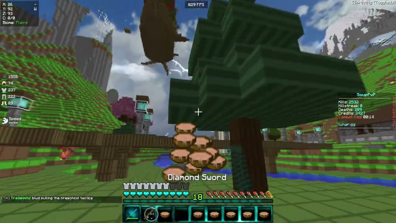 Destroying a notorious noob clan on lunar soup