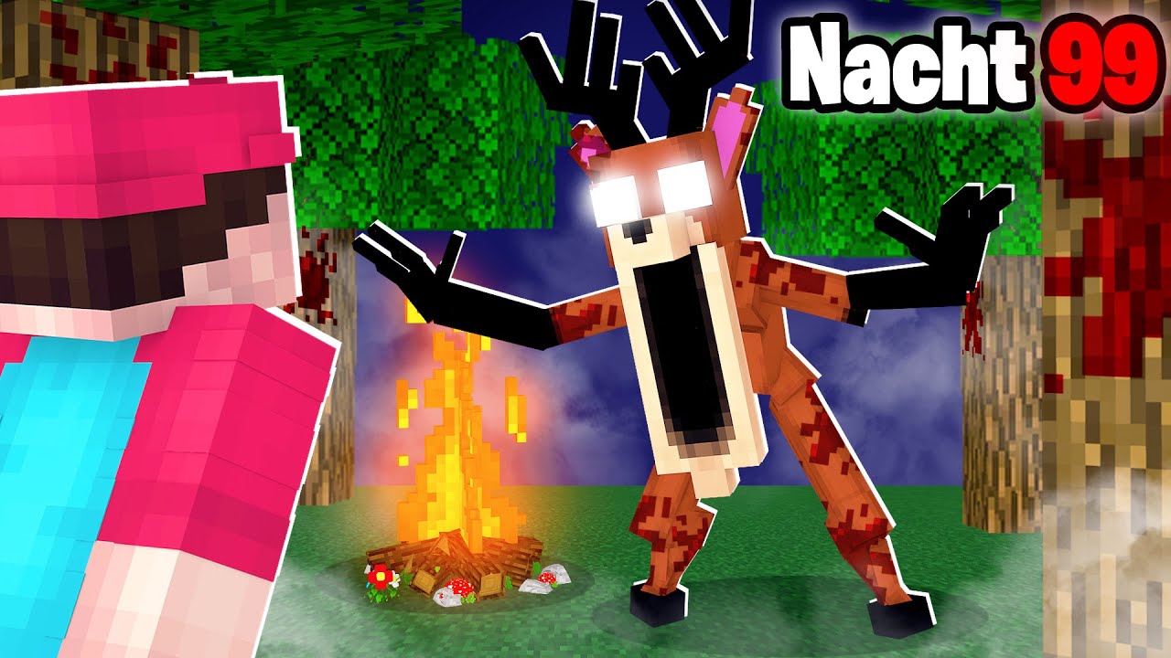 99 NÄCHTE im WALD ÜBERLEBEN in MINECRAFT!