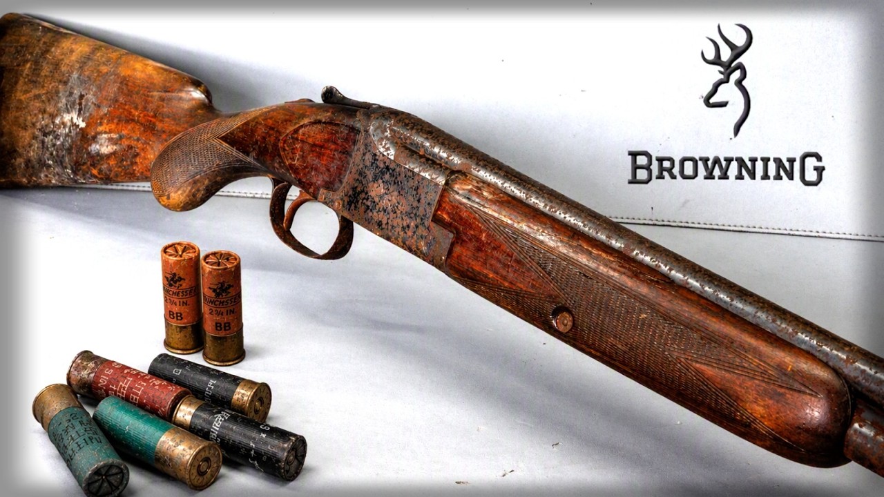 Restoring a 1937 Browning Superposed O/U shotgun, (with test firing). #restoration