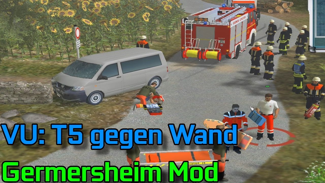 VU: Transporter gegen Mauer//Germersheim Mod//60fps