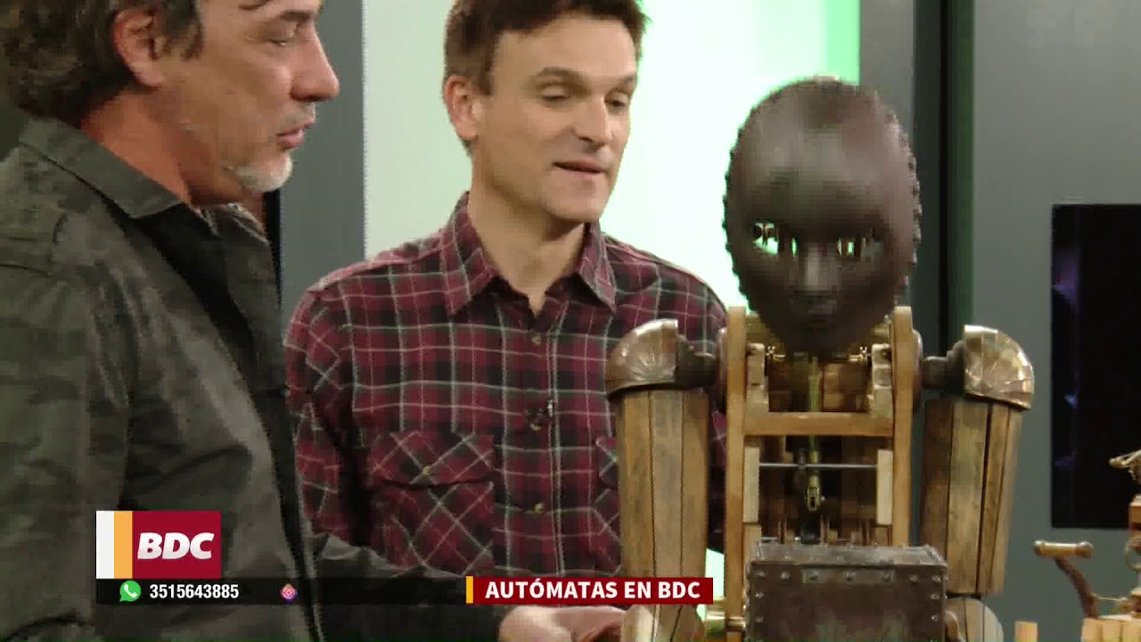 Autómatas con el Autómata Maker Pablo Lavezzari en Canal 10 con Hernán Ronco