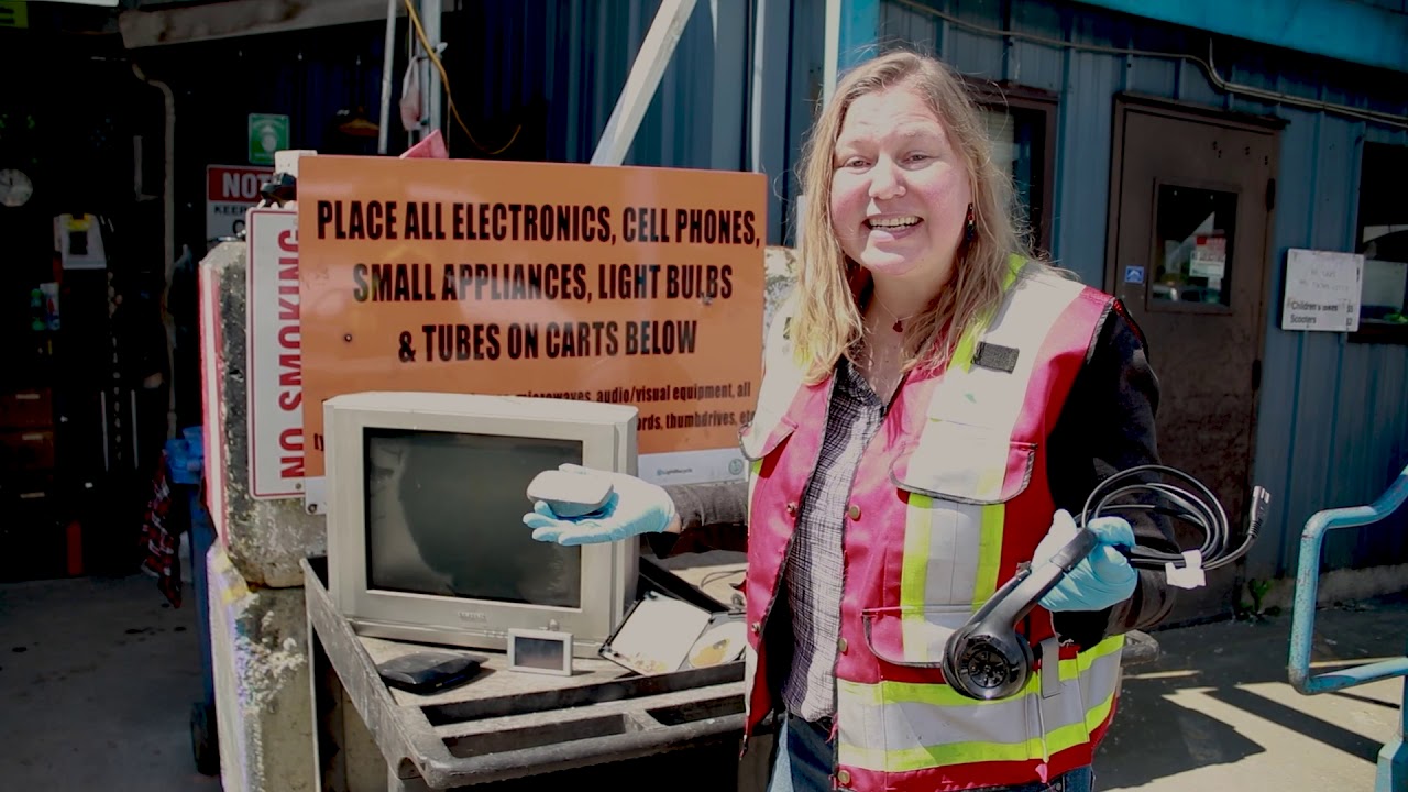 Electronic and Small Appliance Recycling at the Maple Ridge Recycling Depot