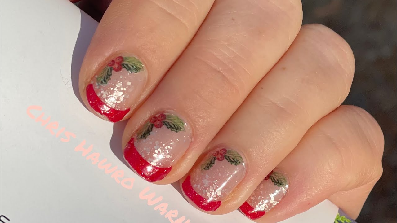 Color Street Christmas Red French - Happy Holly Days and Over The Moon
