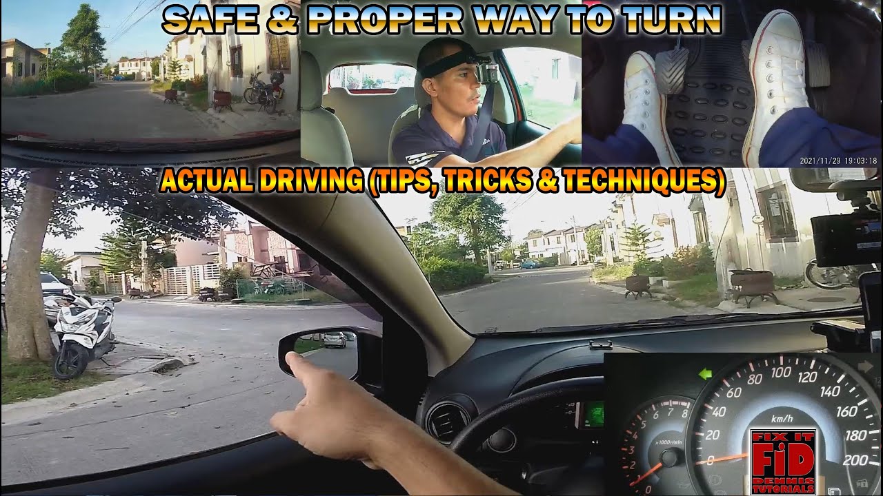 Paano ang tamang paraan ng pagliko - Safe and proper way to steer on corners and hard bends