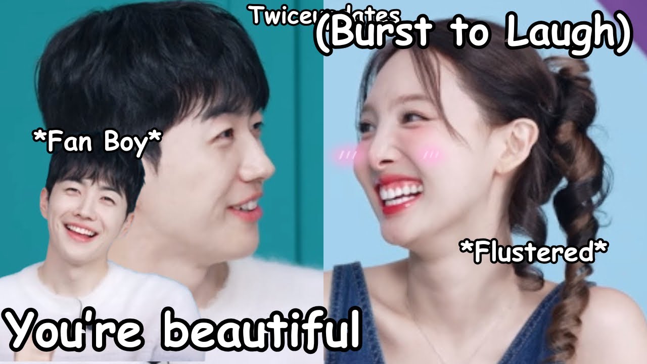 twice nayeon flustered when Kang Hoon admits this *nayeon being unserious*