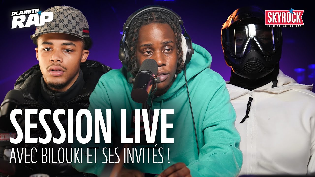 SESSION LIVE avec Bilouki, Konieur, MLK du 9, Dobé Lapiste, DLVV, KTS & Timoun #PlanèteRap