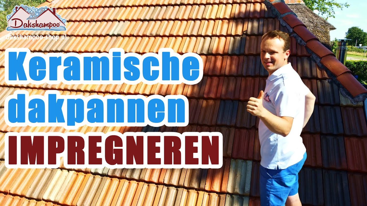Dak impregneren | Keramische dakpannen impregneer | Effectief ontmossen | Duurzame dakreiniging