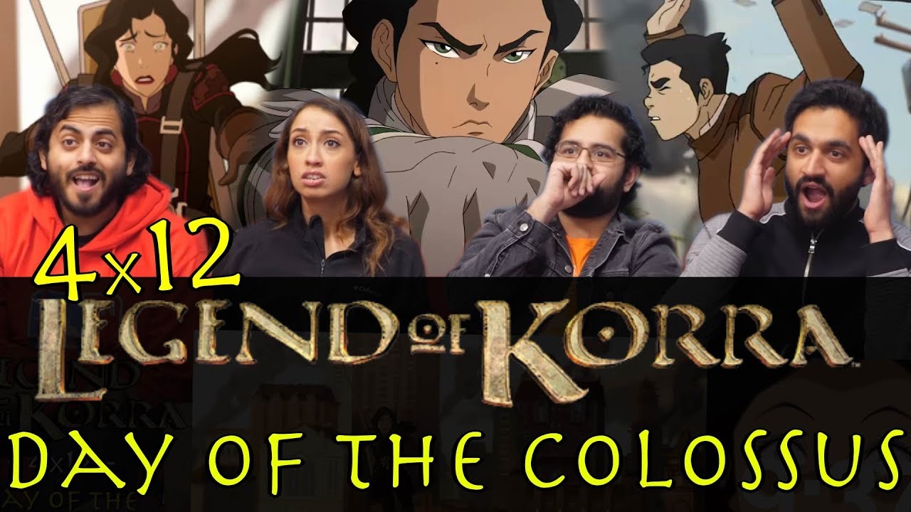 The Legend of Korra - 4x12 Day of the Colossus - Group Reaction