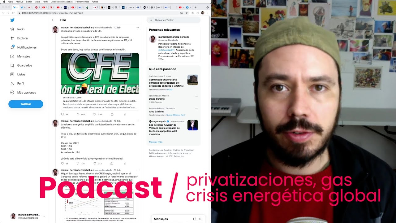 Privatizaciones, gas y electricidad: para entender la crisis mundial de energ&iacute;a