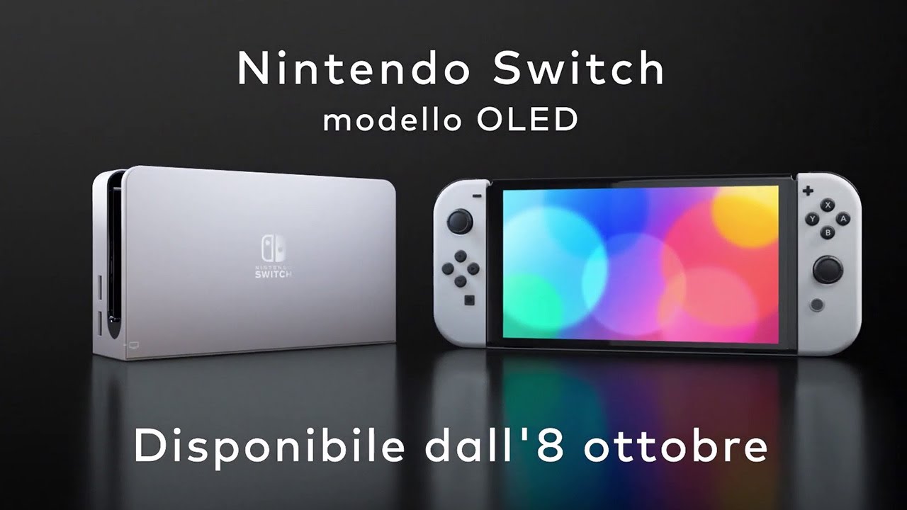 Nuova Nintendo Switch: Modello OLED! TRAILER UFFICIALE