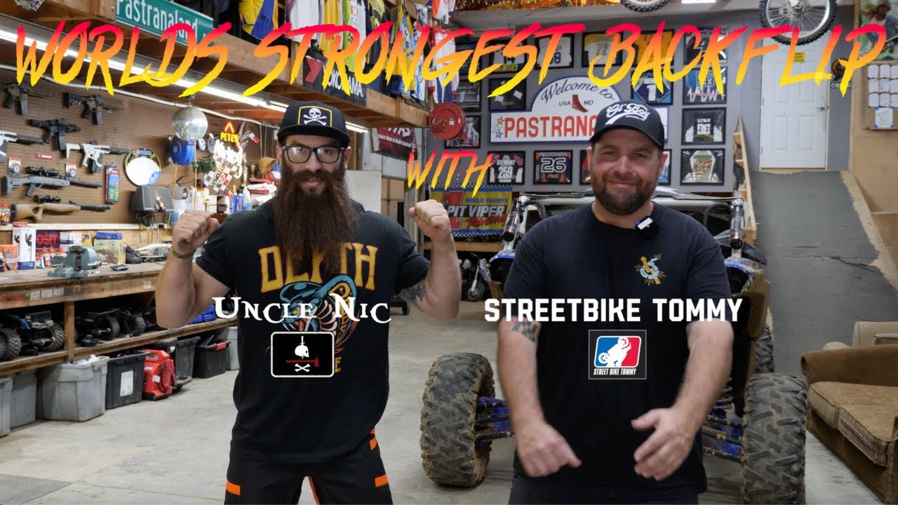 World's Strongest Backflip w/ STREET BIKE TOMMY