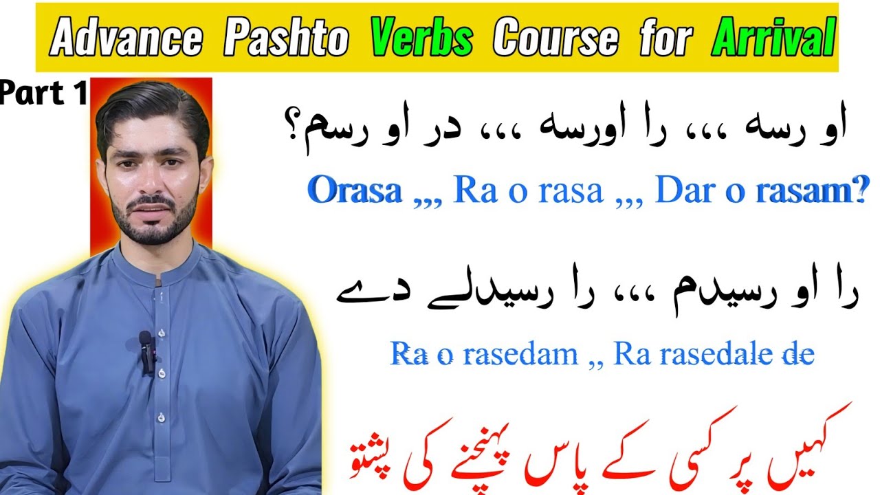 Full Pashto grammar course | Pashto All verbs for arrival | Pohncho / Pohnch gia / pohnch gia hay