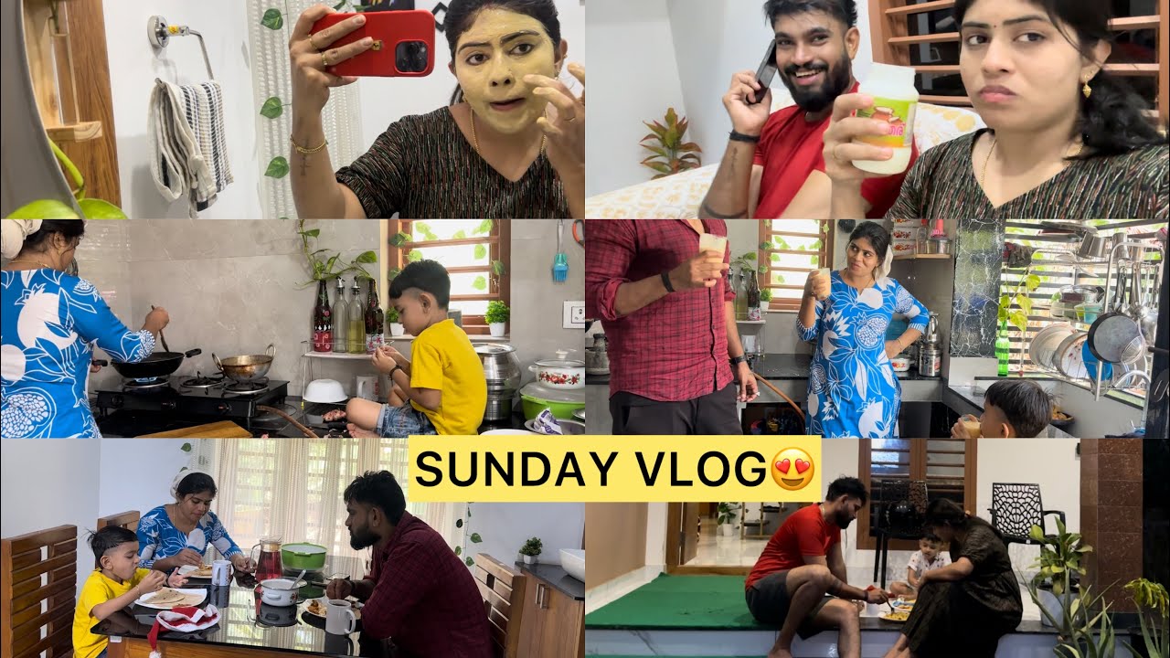 എങ്ങോട്ടും പോകാതെ വീട്ടിൽ ഇരുന്ന ഒരു SUNDAY😍@Soorya_vineesh #dayinmylife #explorepage #trending
