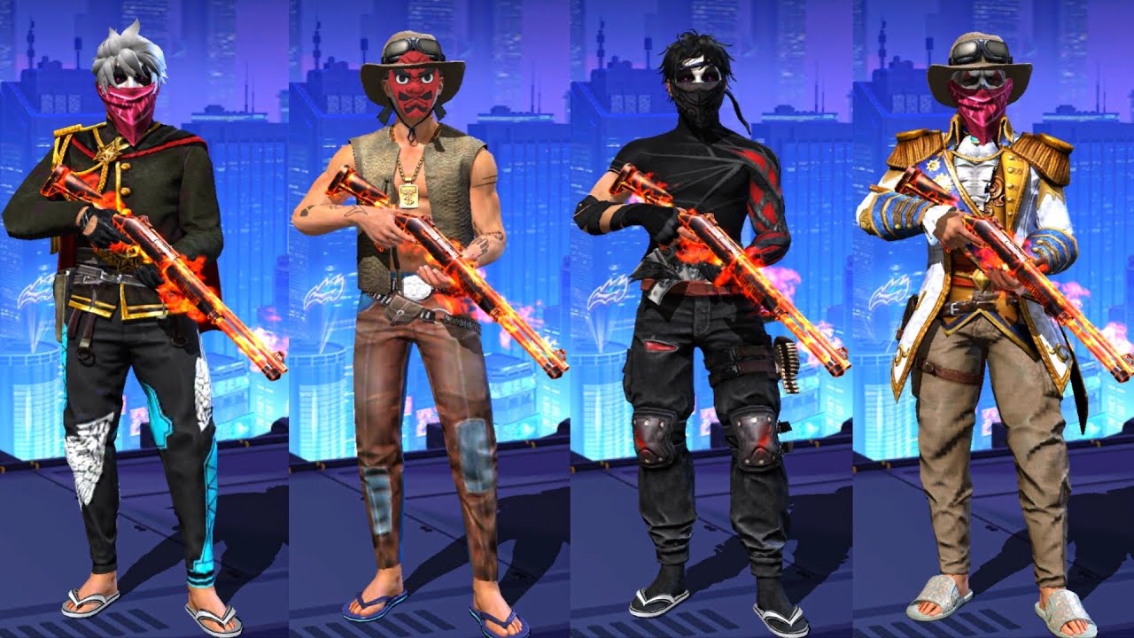SKINS VERS&Atilde;O XITADO &bull; MELHORES COMBINA&Ccedil;&Otilde;ES DE ROUPAS NO FREE FIRE