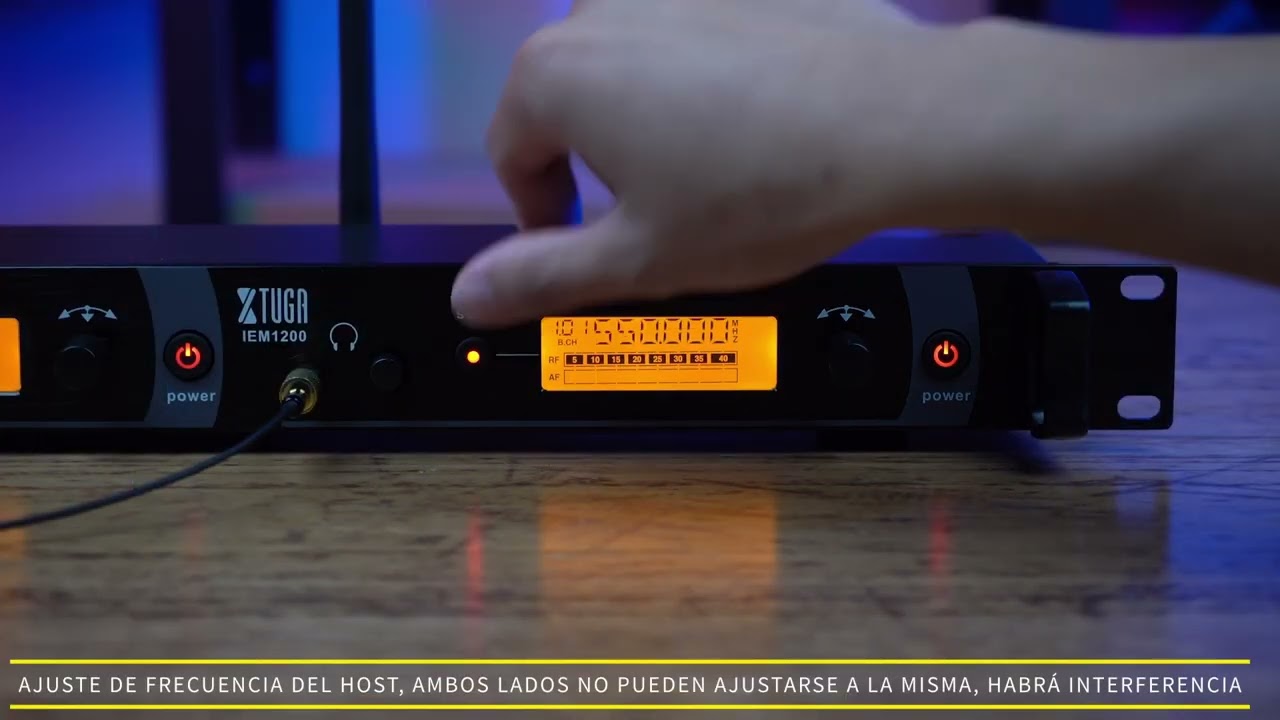 Xtuga Micrófono Monitor In-ear Sistema Inalambrico Iem120