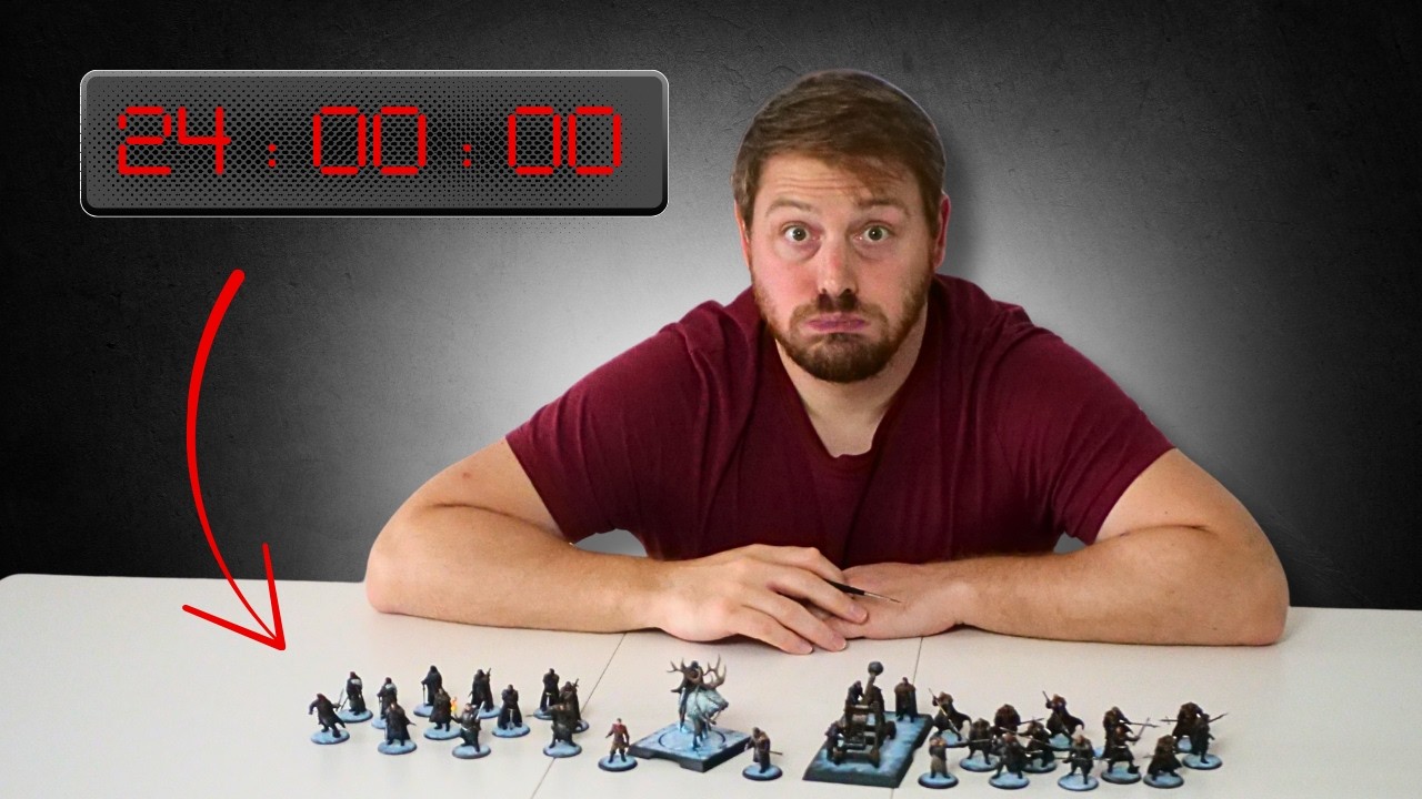 Je peins une armée en 24h... et c'est chaud !