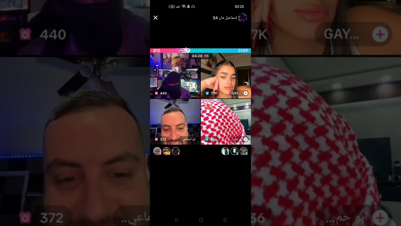 غايا جات بهاتف فارغ وابو حمد مرتعب من اسماعيل  مان  .