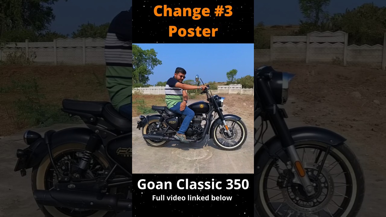 Poster of Goan Classic 350 | Design Evolution & Visual Changes 