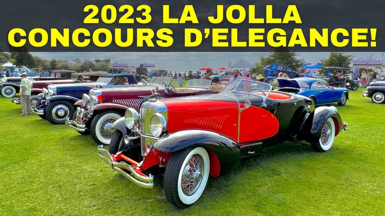 La Jolla Concours d'Elegance 2023 - RARE Ferraris, Mercedes-Benz, Duesenbergs, Porsches & Corvettes!