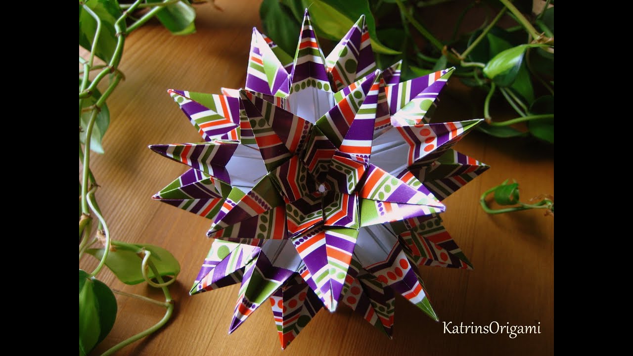 Origami ✿ Sparaxis ✿ Kusudama