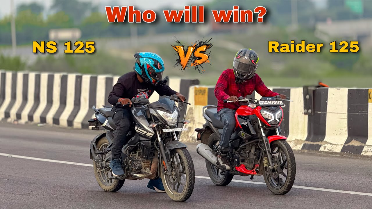 NS 125 vs Raider 125 Drag Race | Who is the real King?