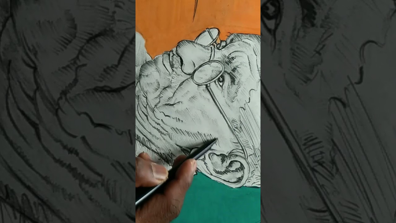 காந்தி ஜெயந்தி 2 அக்டோபர், ஓவியம் பாலா...