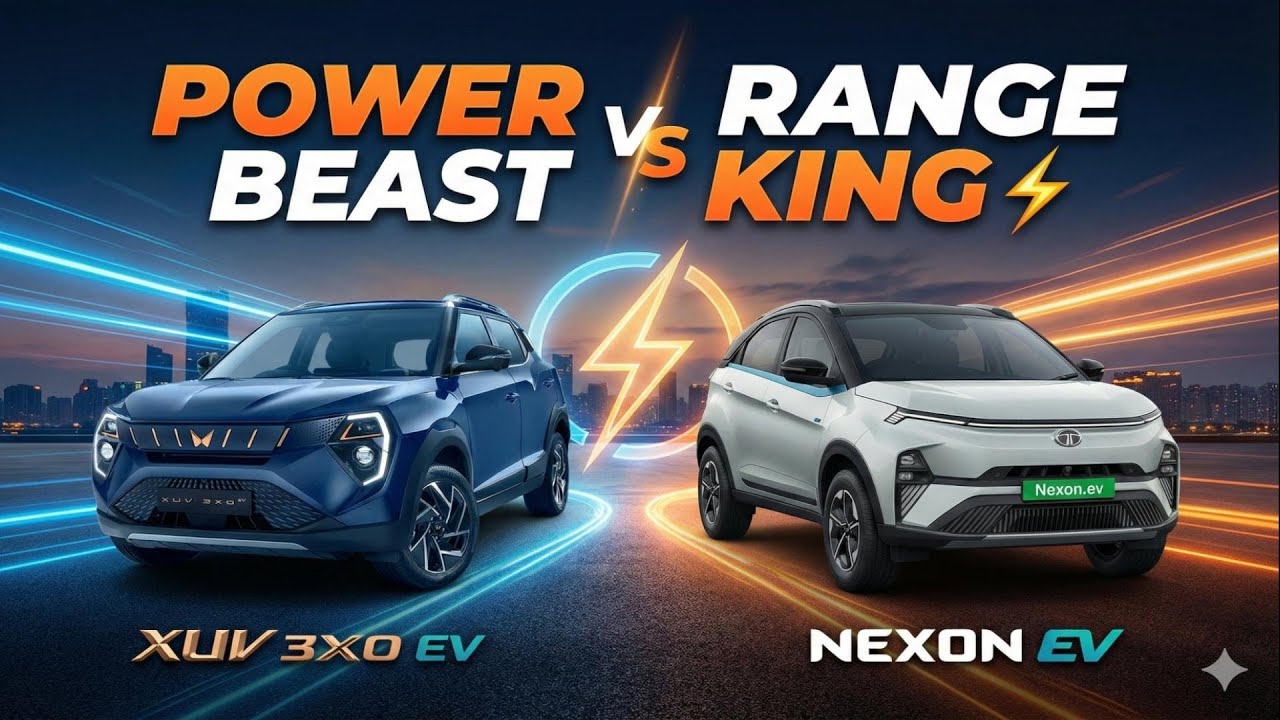 Mahindra XUV 3XO EV vs Tata Nexon EV⚡Range, Power & 0–100 Comparison | 2026 #nexonev