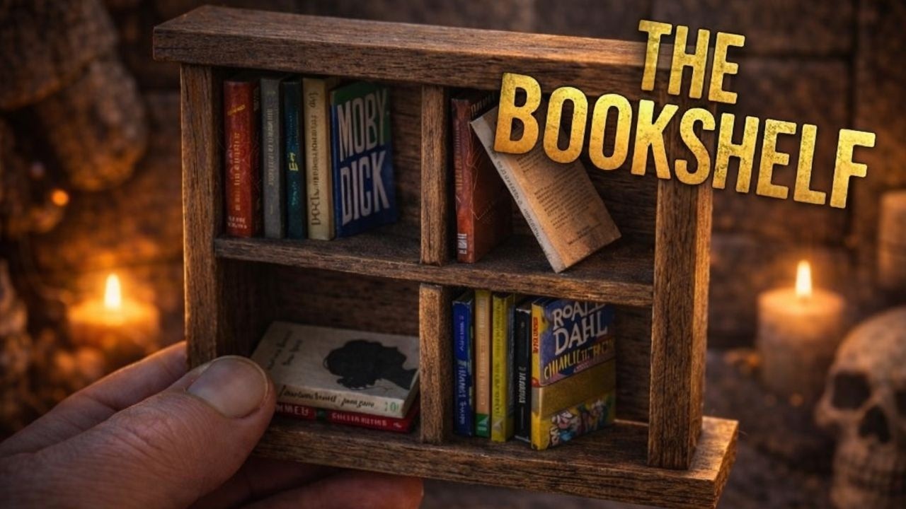 Давайте сделаем миниатюрную книжную полку!