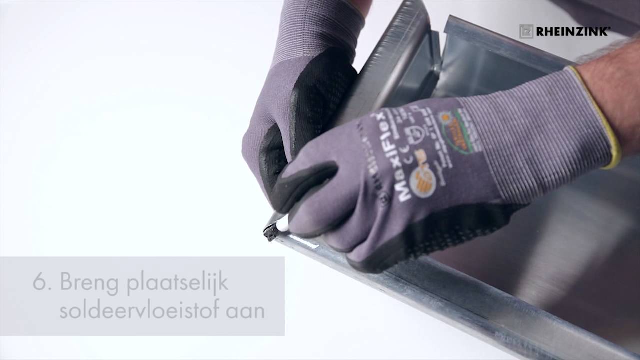 Solderen RHEINZINK kopschot