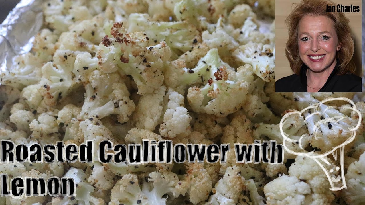 Lemon Pepper Cauliflower - Oven Roasted Cauliflower with Lemon Pepper - Simple, Delicious and EASY!