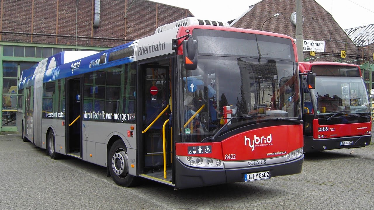[Sound] Bus Solaris Urbino 18 Hybrid | #8402 | Rheinbahn AG Düsseldorf