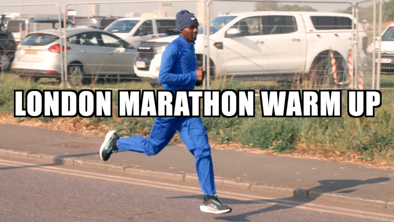 Jacob Kiplimo Warm Up and Race footage | London Marathon