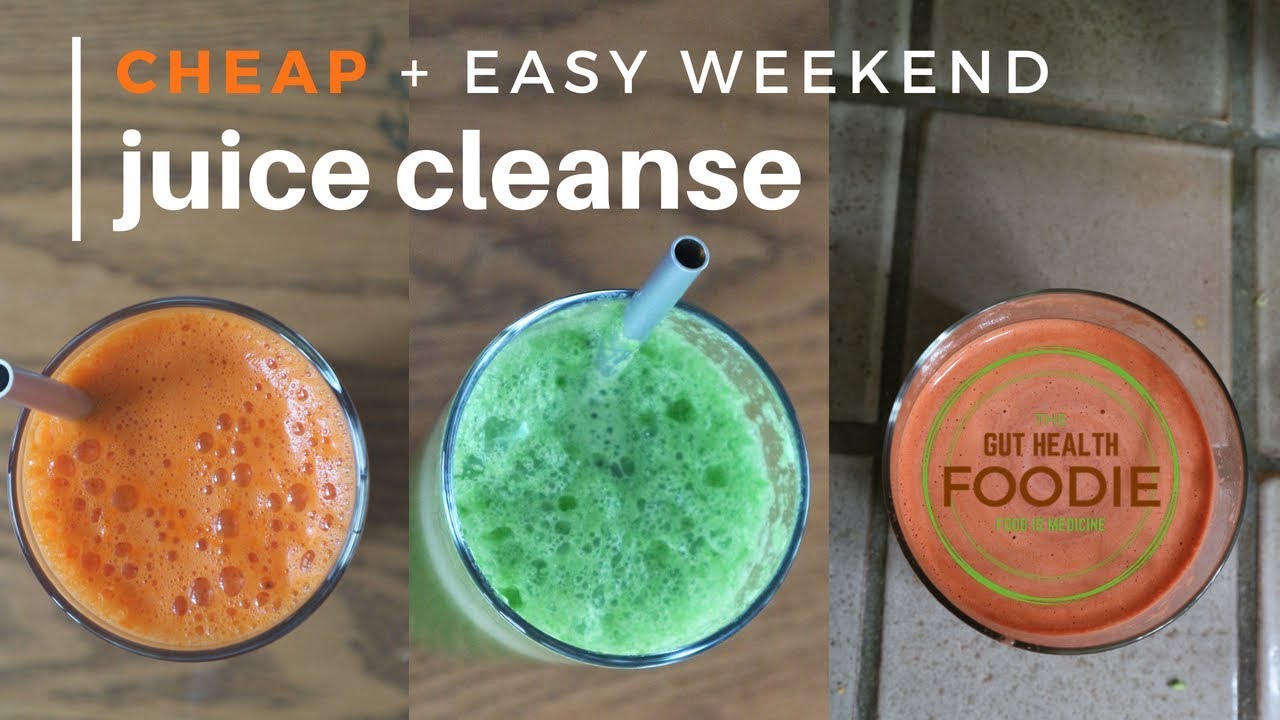 2-Day Cheap Juice Cleanse | Easy Weekend Juice Fast