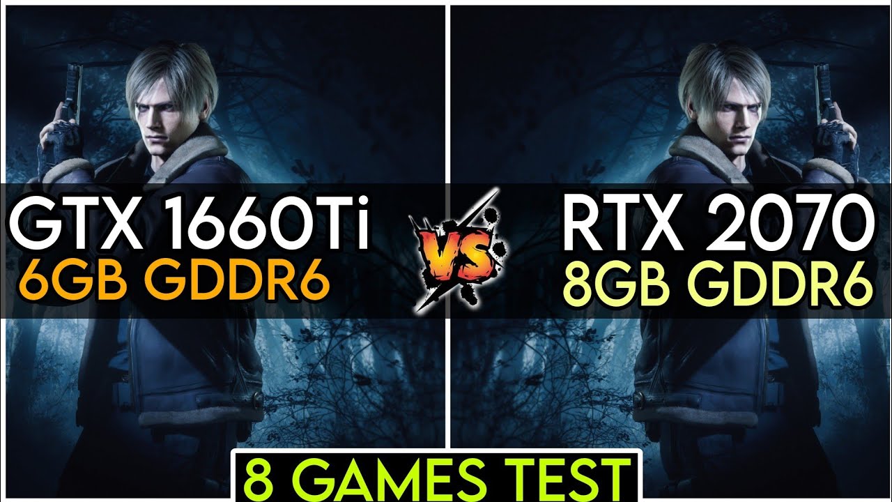 GTX 1660 Ti vs RTX 2070 | 8 Games Tested | How Big Difference ?