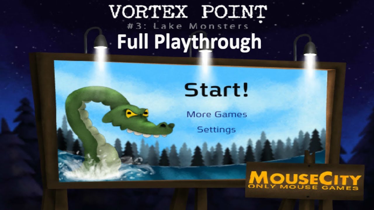 Vortex Point 3: Lake Monsters Full Playthrough