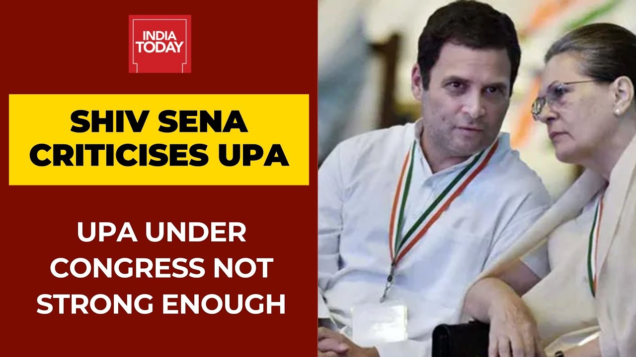 Shiv Sena Claims UPA Under Congress Failed To Put Pressure On Govt Over Farmers Protest
