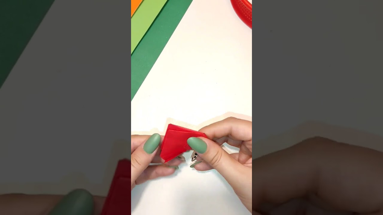 DIY Paper Heart : Origami heart , easy paper crafts#origamipaper #craft #diy #origamilovers#tutorial