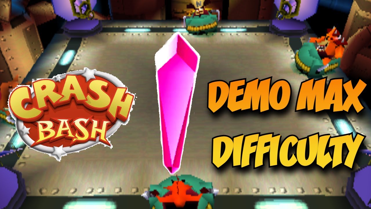Crash Bash Insane Max Difficulty Demo Challenges (Part 1 NBallism Crystal)
