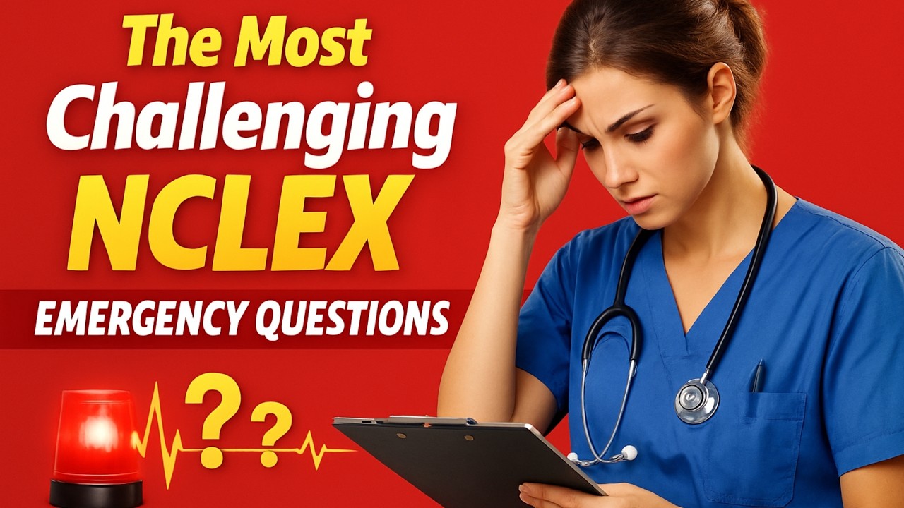 Экстренные сценарии NCLEX: 50 вопросов, на которые вы не сможете ответить #2026 #изучение образов...