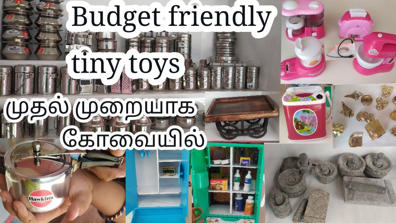 Miniature shop in coimbatore|miniature kitchen set|brass miniature kitchen|mini clay stove