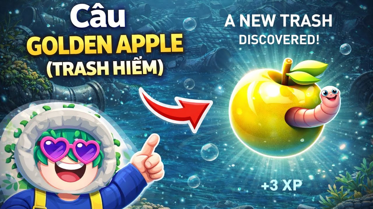 Golden apple trash 🍎| Creatures of the deep!!
