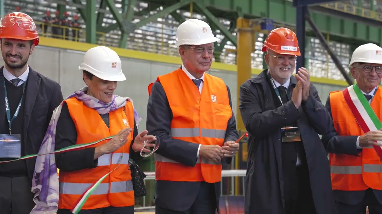 Inaugurazione del Nuovo Laminatoio SBM di San Zeno Naviglio