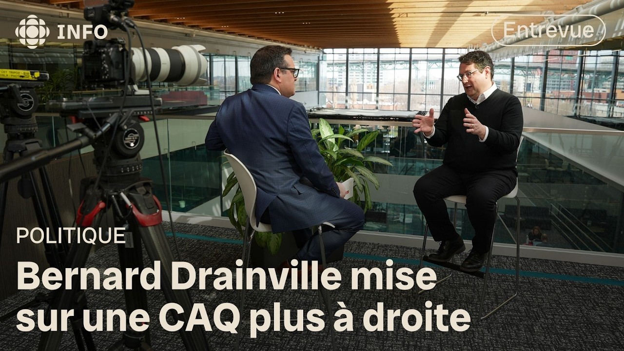 Bernard Drainville mise sur une CAQ plus à droite | Les coulisses du pouvoir