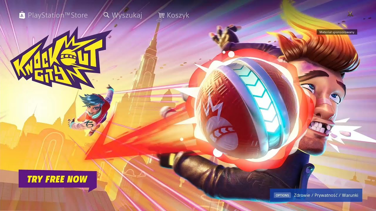 Knockout city PS4 - gra w zbijaka / darmowa wersja pr&oacute;bna. Sprawdzam