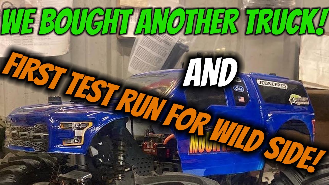 WE BOUGHT A SECOND RC MONSTER TRUCK | FIRST TEST RUN OF THE WILD SIDE LMT!