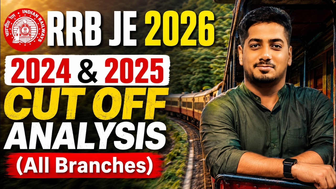 RRB JE 2026 SAFE ZONE | RRB JE 2024 CBT 1 Cut off | RRB JE 2025 CBT 1 Cutoff #rrbje #rishabhsir