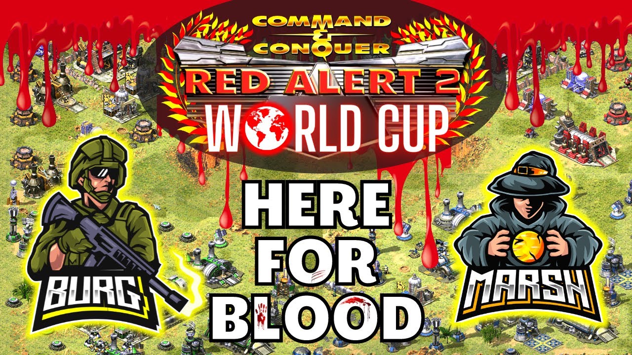 💀PRO 1v1! - Burg vs Marsh | $650 Red Alert 2 World Cup Tournament (Command & Conquer: Blitz)