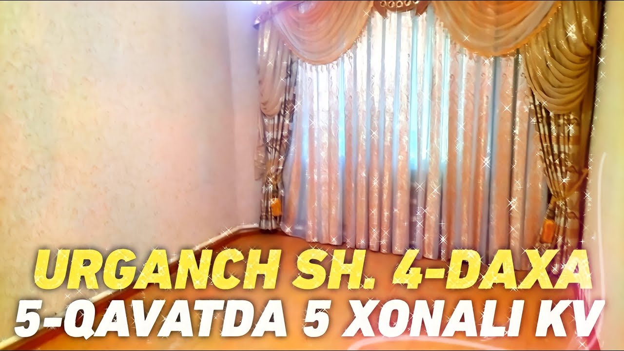 Urganch shahar 4 - daxada 5 xonali kvartira sotiladi | YAKUBOFF HOUSE | uyjoynarxlari xorazmuyjoy