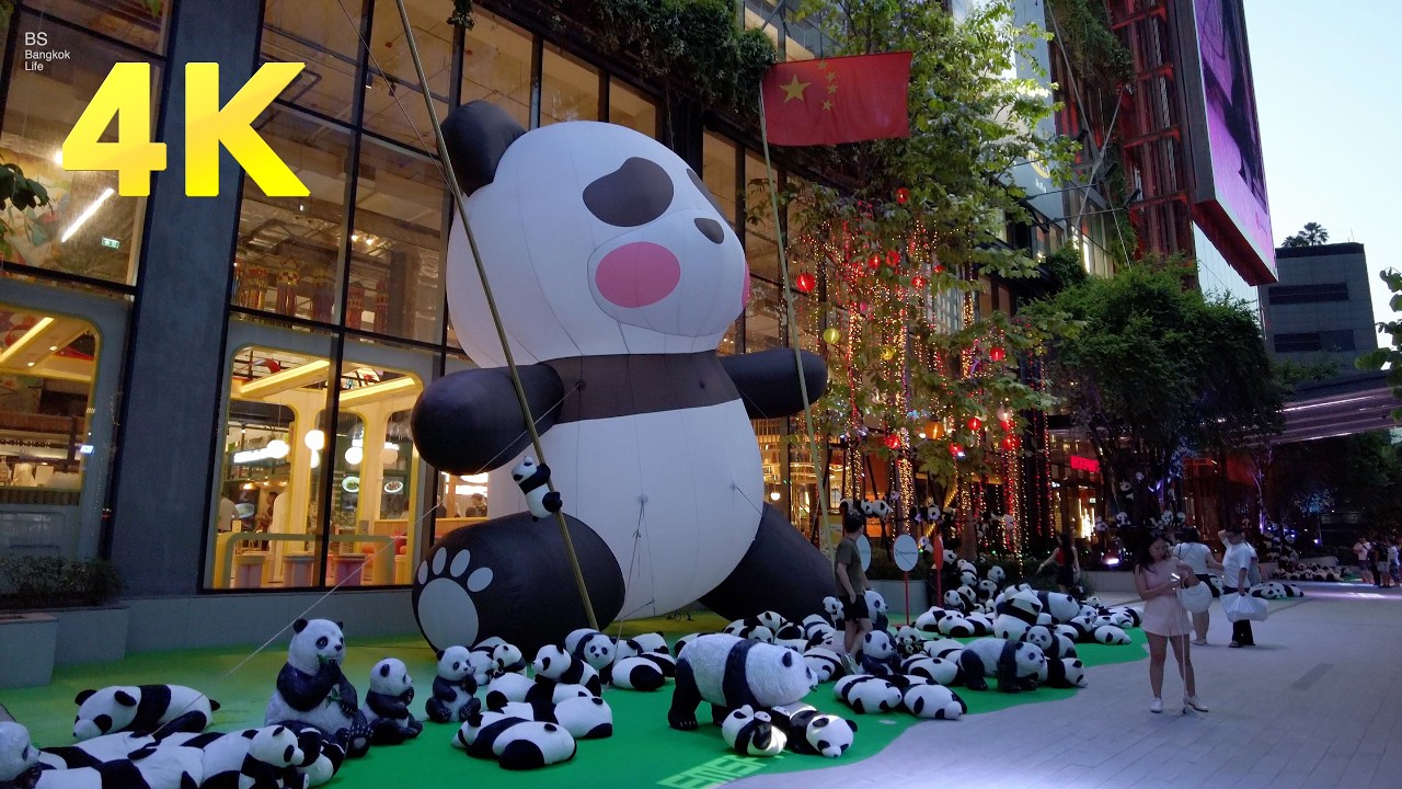4K | PANDA District, 3,000 adorable pandas at Emsphere / Bangkok