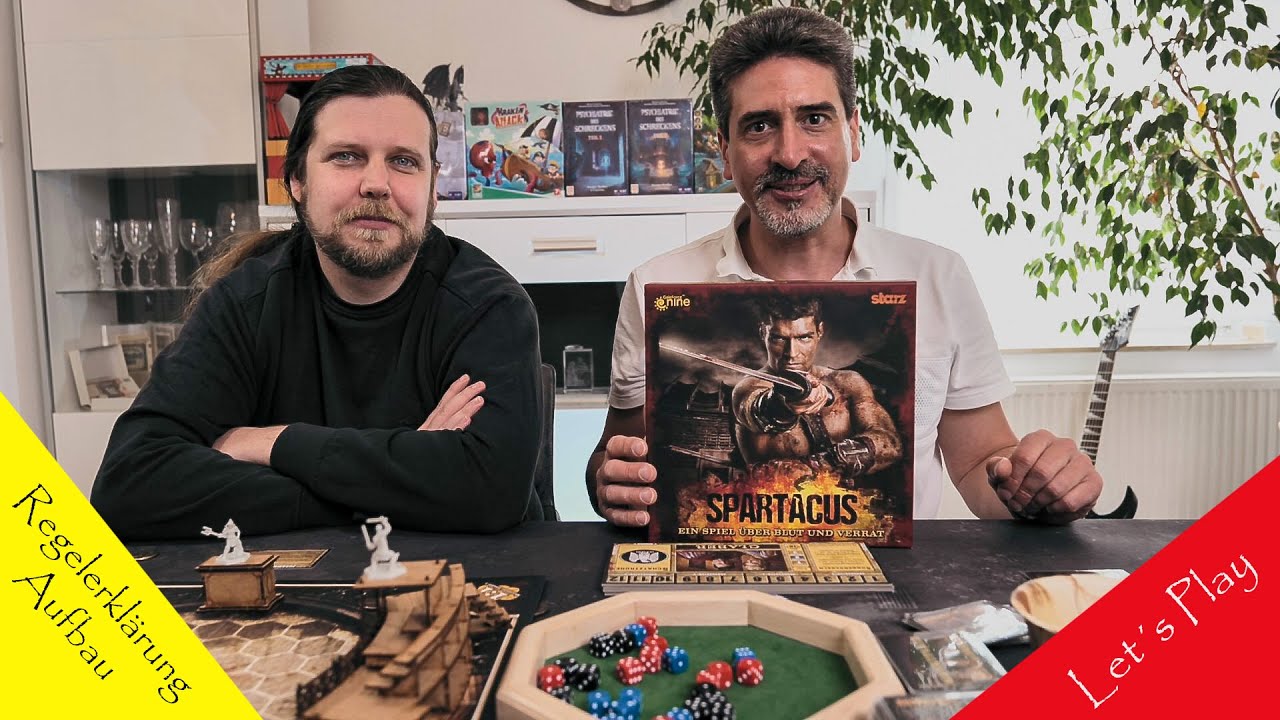 Brettspielfreunde Brettspieltag Let´s Play * Wie spielst du #Spartacus? * kein Platz für Harmonie